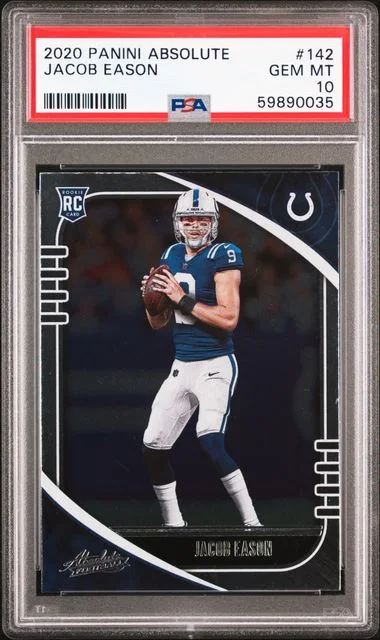 2020 Panini Absolute Jacob Eason #142 card image