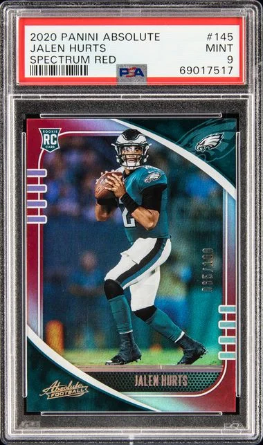 2020 Panini Absolute Jalen Hurts #145 card image