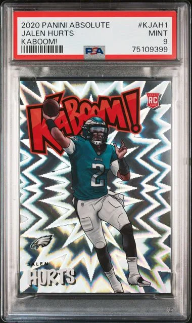 2020 Panini Absolute Jalen Hurts Kaboom! #K-JAH1 card image