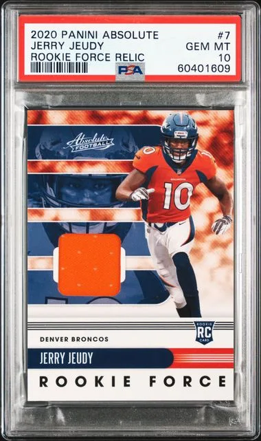 2020 Panini Absolute Jerry Jeudy Force Relics #7 card image
