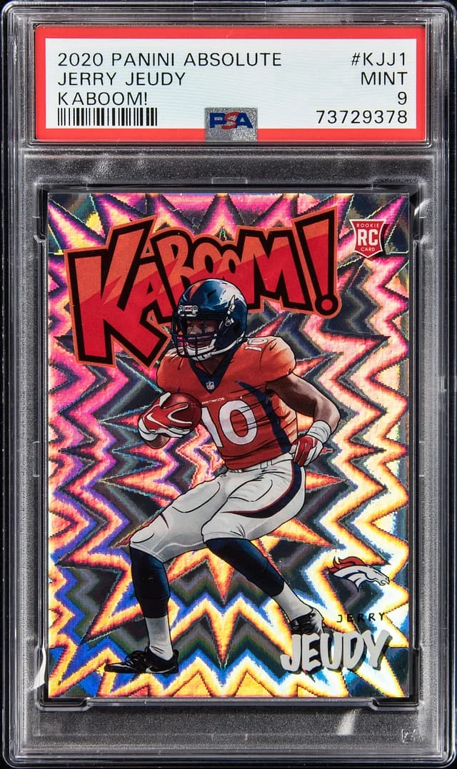2020 Panini Absolute Jerry Jeudy Kaboom! #K-JJ1 card image