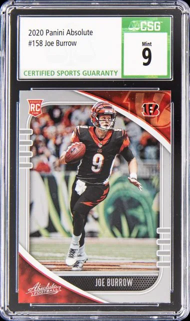 2020 Panini Absolute Joe Burrow #158 card image