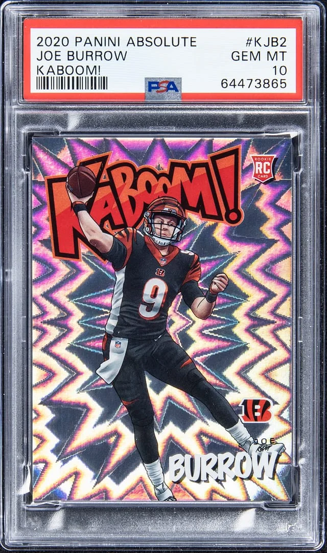 2020 Panini Absolute Joe Burrow Kaboom! #K-JB2 card image