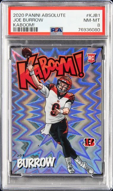 2020 Panini Absolute Joe Burrow Kaboom! #Kjb1 card image
