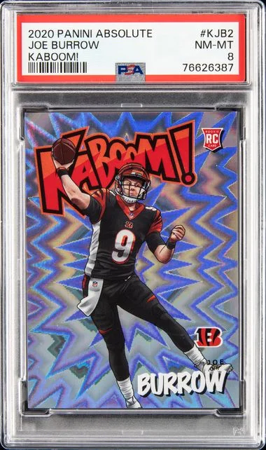 2020 Panini Absolute Joe Burrow Kaboom! #Kjb2 card image