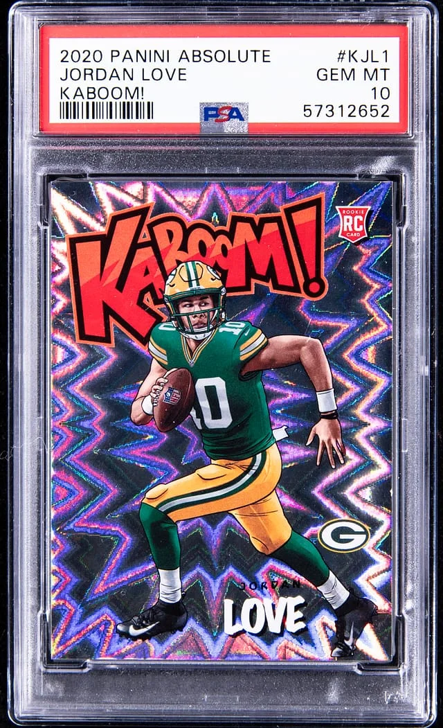 2020 Panini Absolute Jordan Love Kaboom! #K-JL1 card image