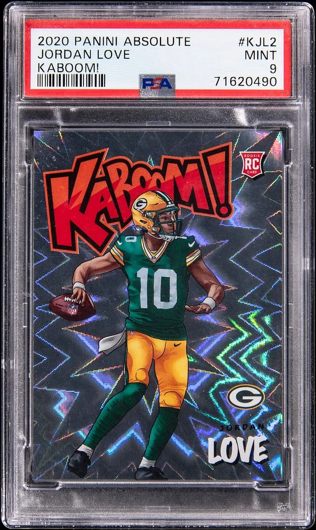 2020 Panini Absolute Jordan Love Kaboom! #K-JL2 card image