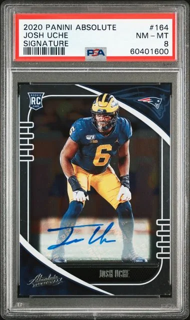 2020 Panini Absolute Josh Uche #164 card image