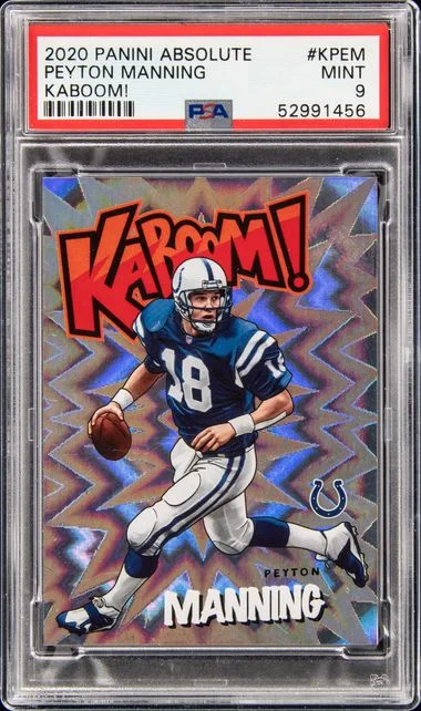 2020 Panini Absolute Kaboom! K-PEM Peyton Manning #no-number card image