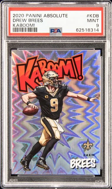 2020 Panini Absolute Kaboom! Kdb Drew Brees #no-number card image