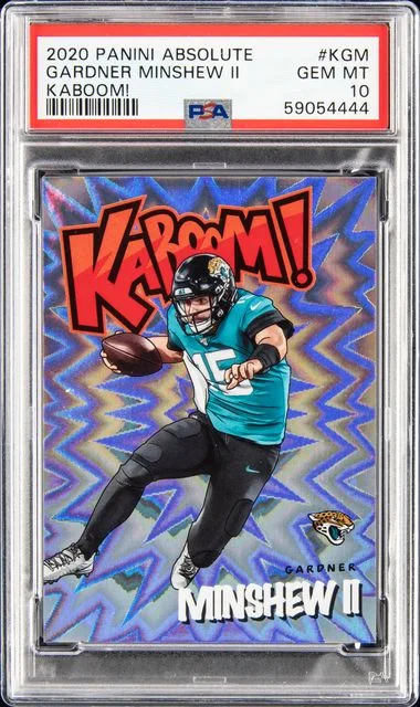 2020 Panini Absolute Kaboom! Kgm Gardner Minshew II #no-number card image