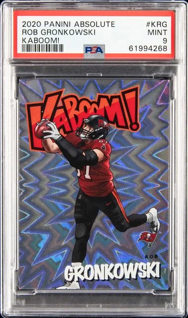 2020 Panini Absolute Kaboom! Krg Rob Gronkowski #no-number card image