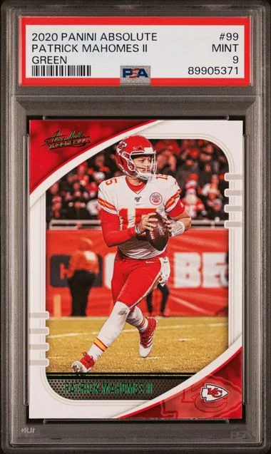 2020 Panini Absolute Patrick Mahomes II #99 card image
