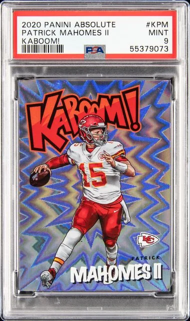 2020 Panini Absolute Patrick Mahomes II Kaboom! #K-PM card image
