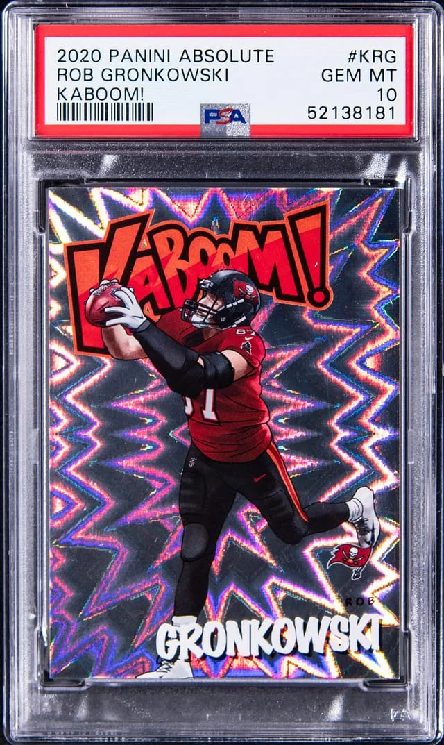 2020 Panini Absolute Rob Gronkowski Kaboom! #K-RG card image