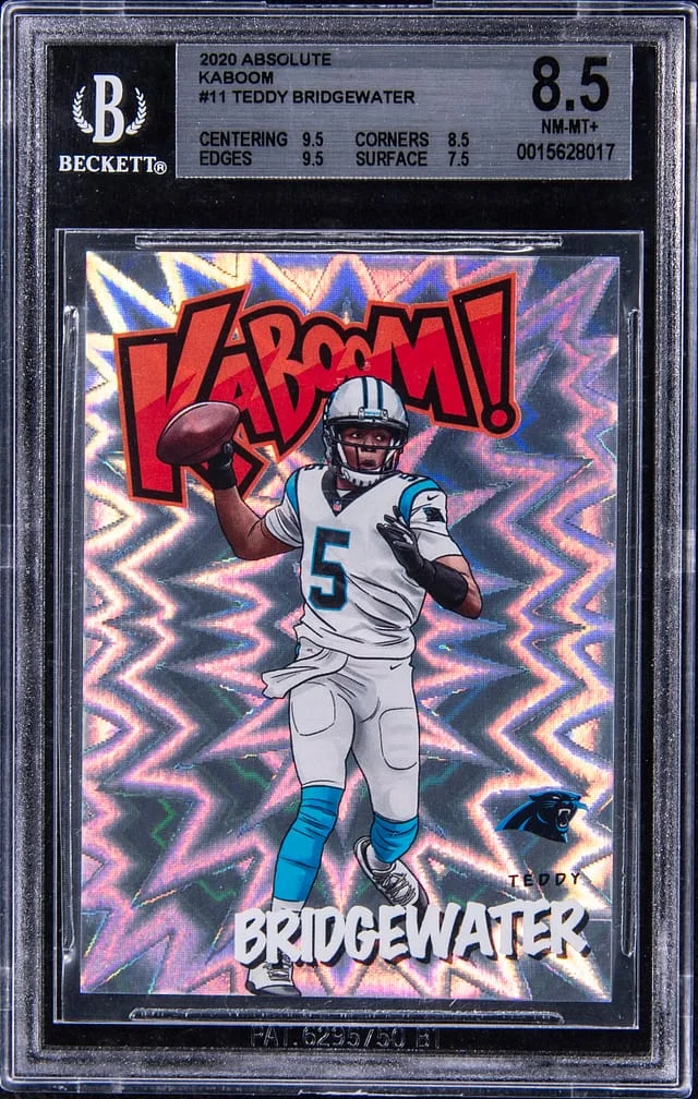 2020 Panini Absolute Teddy Bridgewater Kaboom! #11 card image
