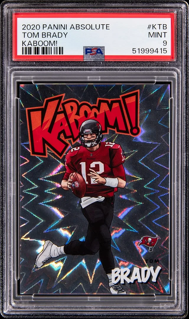 2020 Panini Absolute Tom Brady Kaboom #K-TB card image