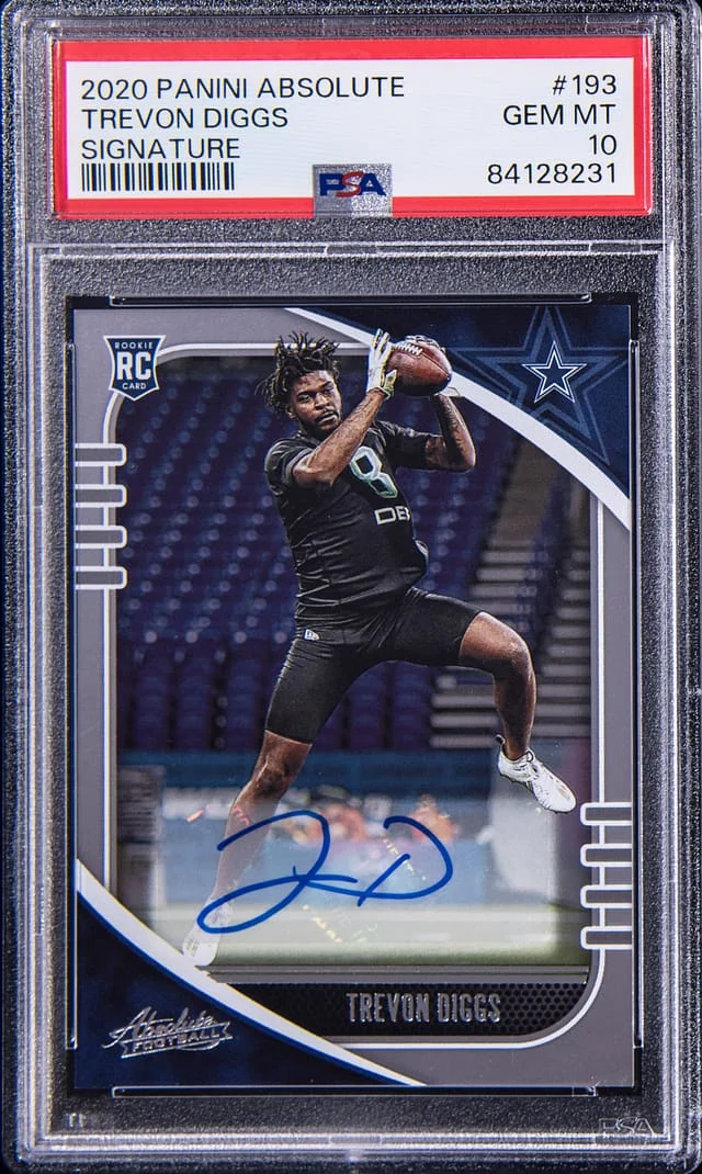 2020 Panini Absolute Trevon Diggs Signatures #193 card image