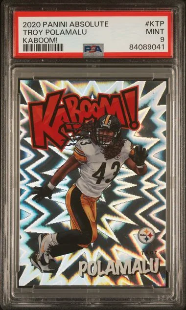 2020 Panini Absolute Troy Polamalu Kaboom! #KTP card image