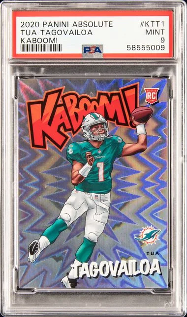 2020 Panini Absolute Tua Tagovailoa Kaboom!# #K-TT1 card image