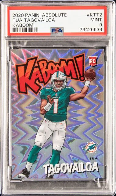 2020 Panini Absolute Tua Tagovailoa Kaboom! #K-TT2 card image
