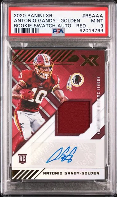 2020 Panini Antonio Gandy-Golden Xr Swatch Autographs #RSAAA card image