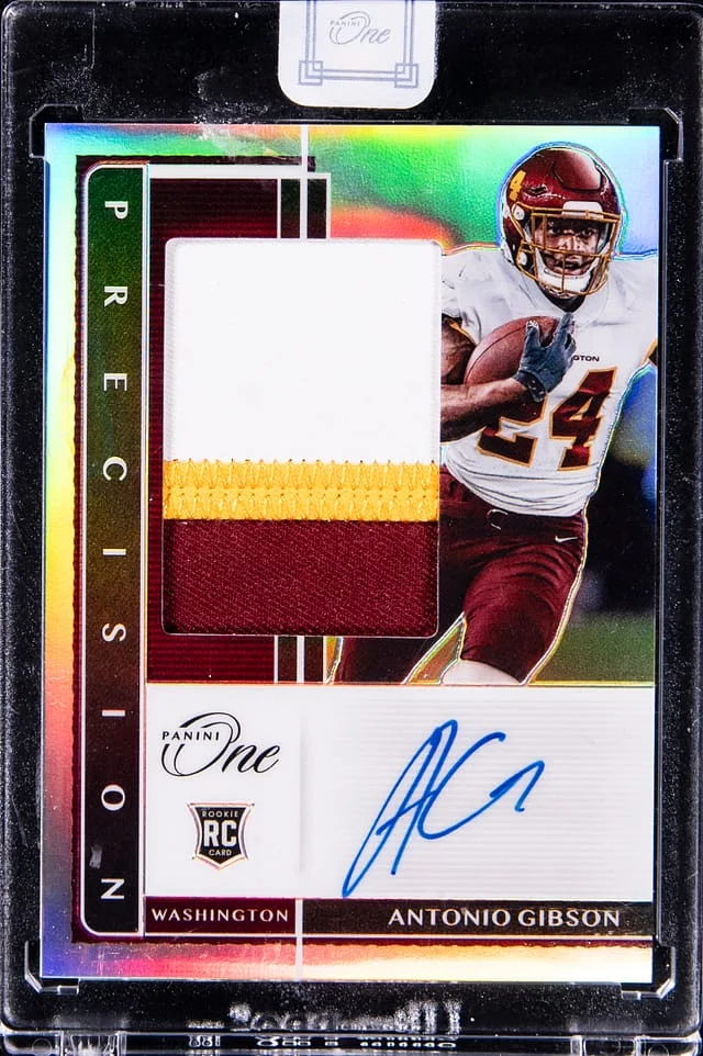 2020 Panini Antonio Gibson One Precision #327 card image