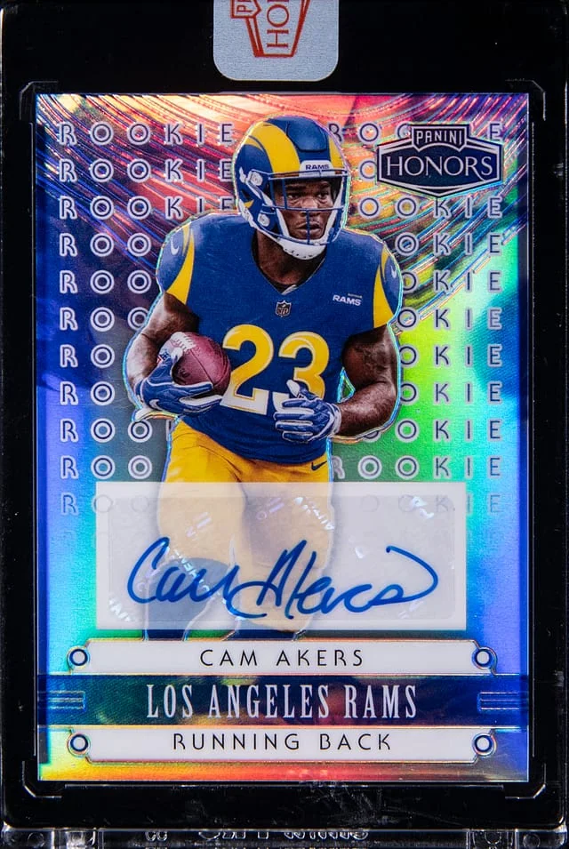 2020 Panini Cam Akers Honors Signature #9 card image