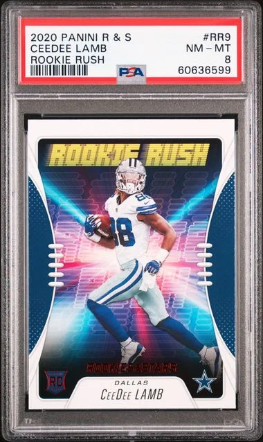 2020 Panini Ceedee Lamb Rookies & Stars Rush #RR9 card image