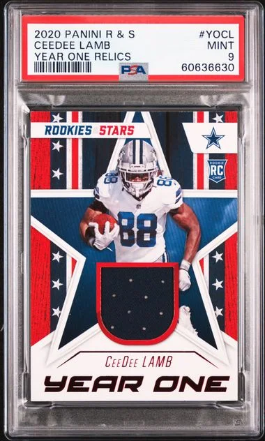 2020 Panini Ceedee Lamb Rookies & Stars Year One Relics #YOCL card image