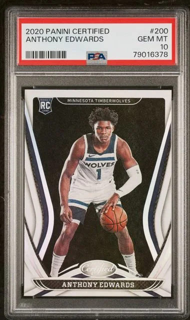 2020 Panini Certified Anthony Edwards #200 card image