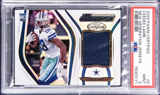 2020 Panini Certified CeeDee Lamb New Generation Jerseys #5 card image