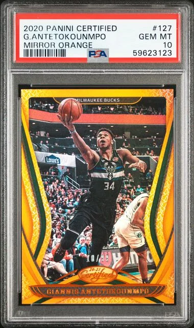 2020 Panini Certified Giannis Antetokounmpo #127 card image