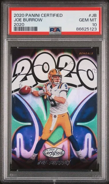 2020 Panini Certified Joe Burrow 2020 #2020JB card image