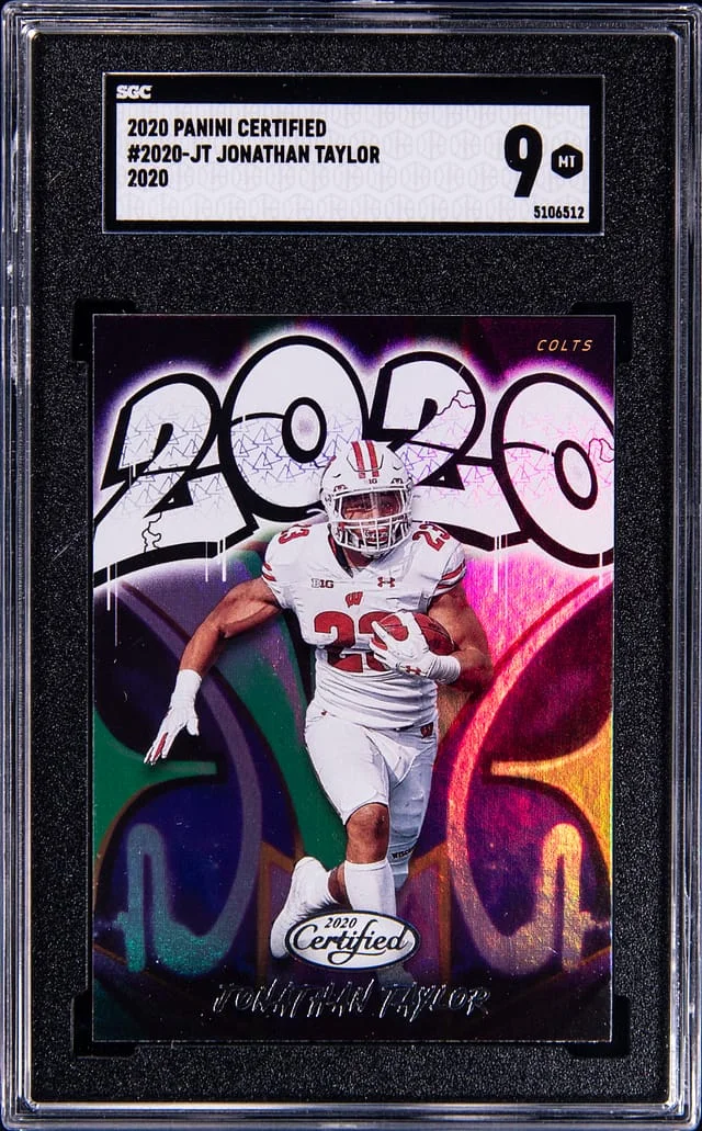 2020 Panini Certified Jonathan Taylor 2020 #2020-JT card image