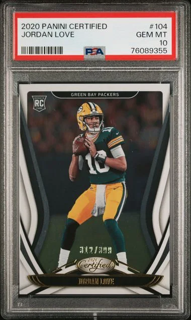 2020 Panini Certified Jordan Love #104 card image