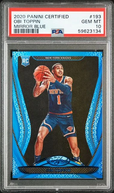 2020 Panini Certified Obi Toppin #193 card image