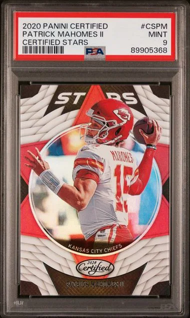 2020 Panini Certified Patrick Mahomes II Certified Stars #CS-PM card image