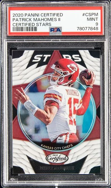 2020 Panini Certified Patrick Mahomes II Certified Stars #CSPM card image