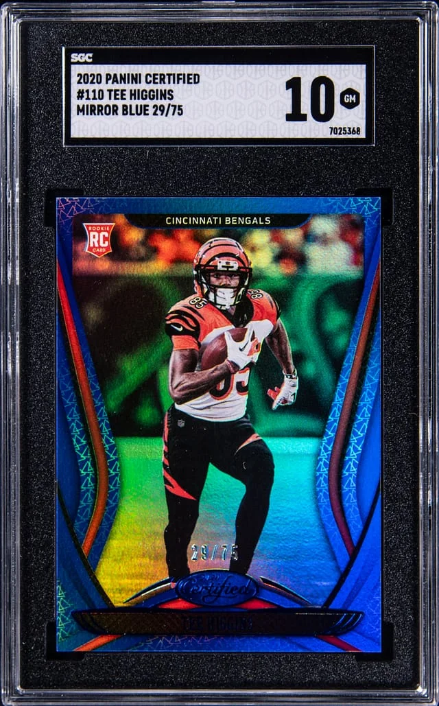 2020 Panini Certified Tee Higgins Mirror Orange #110 card image