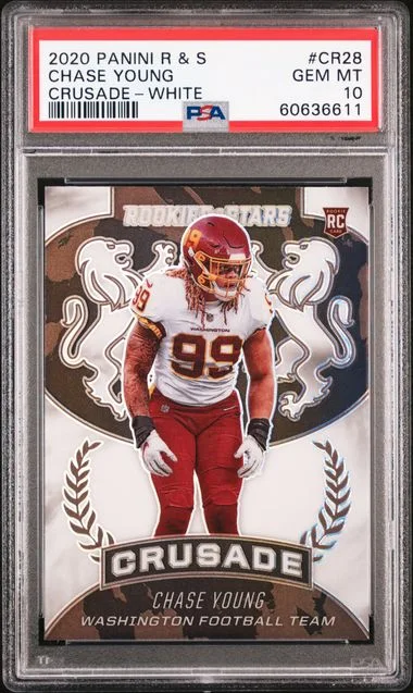 2020 Panini Chase Young Rookies & Stars Crusade #CR28 card image