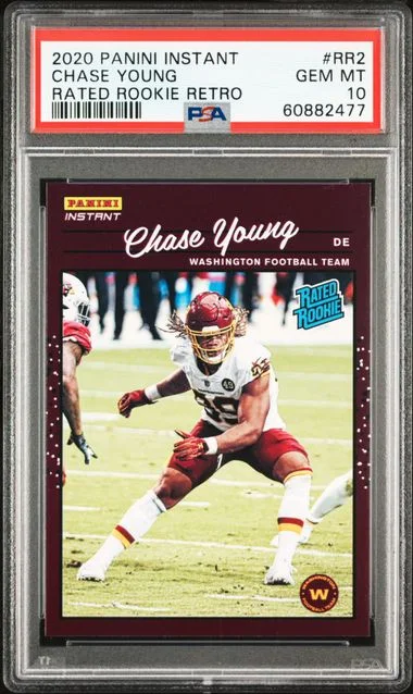 2020 Panini Chase Young Instant Rated Retro #RR2 card image
