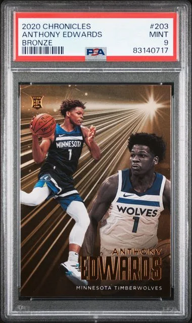 2020 Panini Chronicles Anthony Edwards Bronze #203 card image