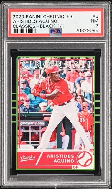 2020 Panini Chronicles Aristides Aquino Classics Black #3 card image