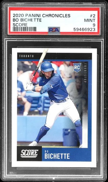 2020 Panini Chronicles Bo Bichette Score #2 card image