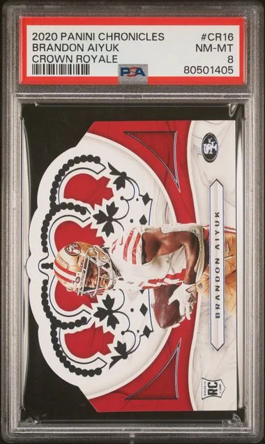 2020 Panini Chronicles Brandon Aiyuk Crown Royale #CR16 card image