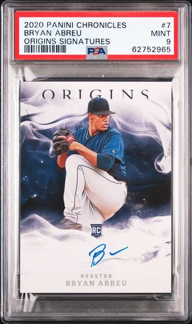 2020 Panini Chronicles Bryan Abreu Origins Signatures #7 card image