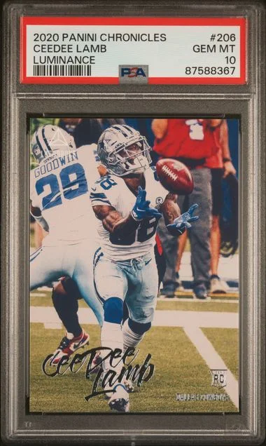 2020 Panini Chronicles Ceedee Lamb Luminance #206 card image