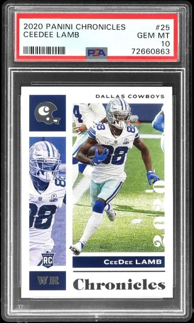 2020 Panini Chronicles CeeDee Lamb #25 card image