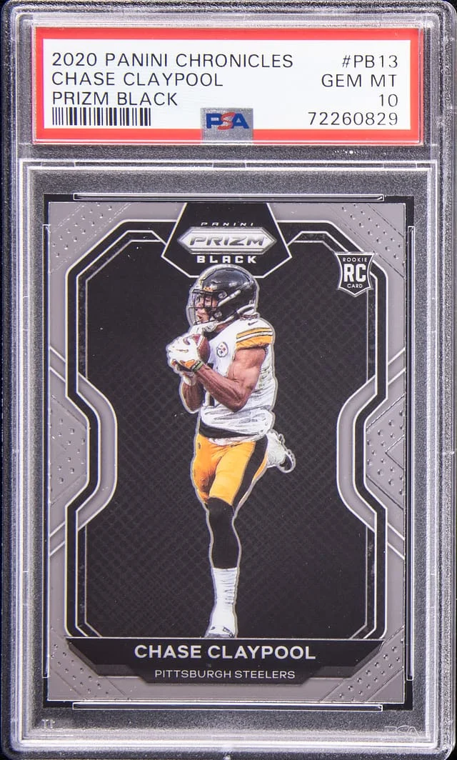 2020 Panini Chronicles Chase Claypool Prizm Black #PB-13 card image